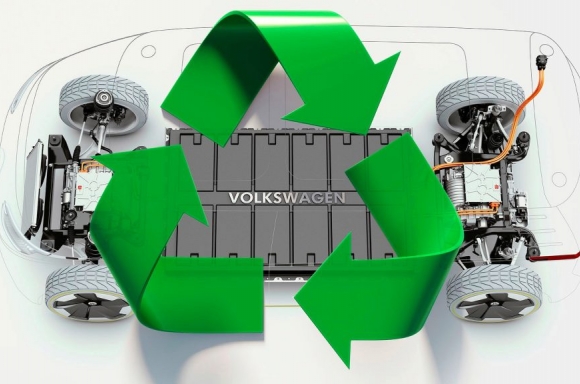 大众电池回收双管齐下：“电动汽车移动充电宝”+材料回收