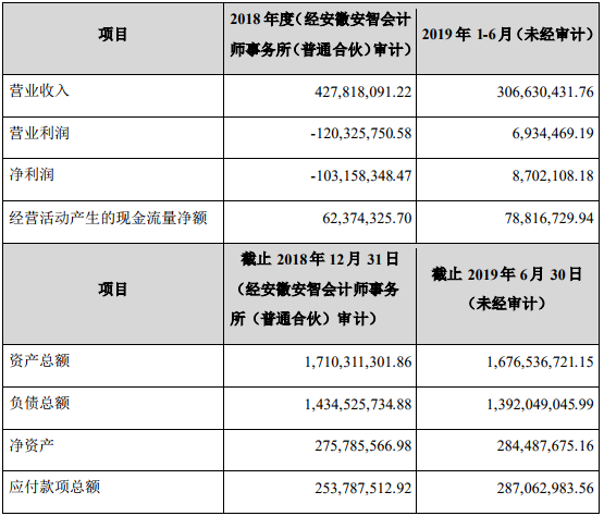 苏州捷力相关财务数据(单位:元)