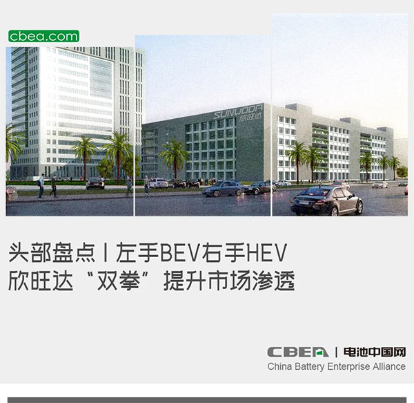 头部盘点 | 左手BEV右手HEV 欣旺达“双拳”提升市场渗透
