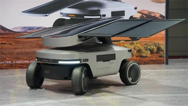 华宝新能携《时代周刊》获奖产品Jackery电小二光充火星机器人闪耀CES 2024