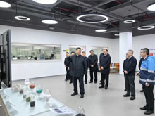 习近平考察巴斯夫杉杉电池材料公司