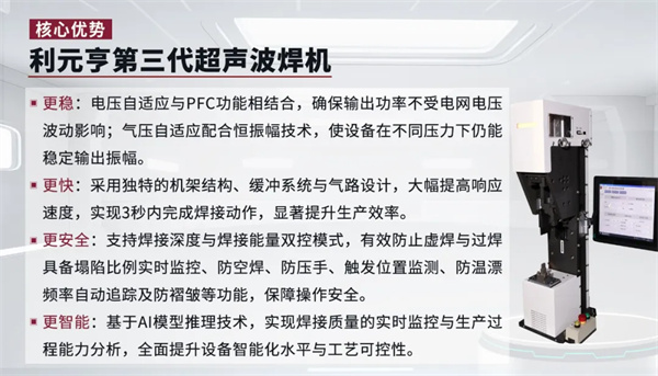 利元亨超声波焊接设备构建“高精度焊接”终极方案