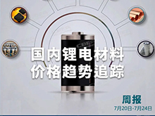 【价格周报】本周碳酸锂价格下降2.7%，收14.51万元/吨（7月20日-24日）